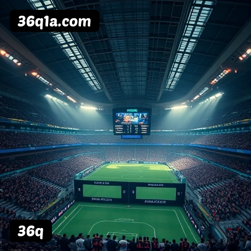 Números do app 36q em material de marketing — ilustração, não auditoria